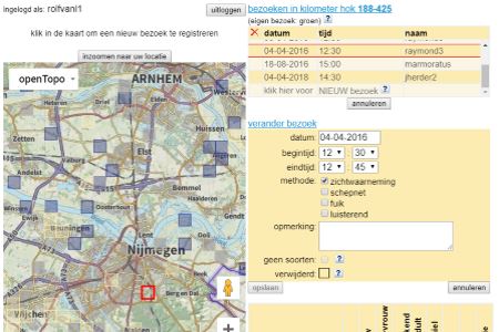Invoerportaal Meetnetportaal Amfibieën RAVON